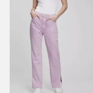 EUC GAP Women's High Rise Jeans in Light Purple